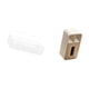 thumbnail image 5 of Dispensador de pañuelos faciales rectangular multiusos con funda y servilletero para oficina, con control remoto para guardar y organizar papel., 5 of 8