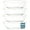 Clear/Gold, variant on Posh Setting - Disposable Oval Bowls, Plastic Serving Bowls for Party, Candy Bowl, Chip Bowls for Parties, Clear Serving Bowls, Plastic Bowls, Disposable Serving Bowls, Party Bowls - Clear, 4 Pack