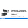 Chevy Silverado 1500 Towing Mirror Set (20192024) Compatible with