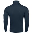 thumbnail image 4 of NY Threads Men's Ribbed Turtleneck Slim Fit Pullover Casual Long Sleeves Basic Top, X-Large, Navy, 4 of 9
