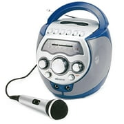 Memorex Portable Karaoke System With Cassette Player, MKS1019NBL