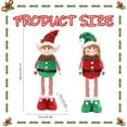 thumbnail image 3 of BCMMKLPP Elf Plush Christmas Stuffed Dolls, 18" Elves Holiday Cute Plush Shelf Toys - Fun Figurine Decorations, Christmas Winter Holiday Party Festive Decor and Gift Exchange, 3 of 9