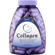 Collagen Pills Beauty Sleep with Melatonin 6 mg - Boost Hair Skin Nails Joints - Hydrolyzed Collagen Peptides Supplement, 150 Capsules