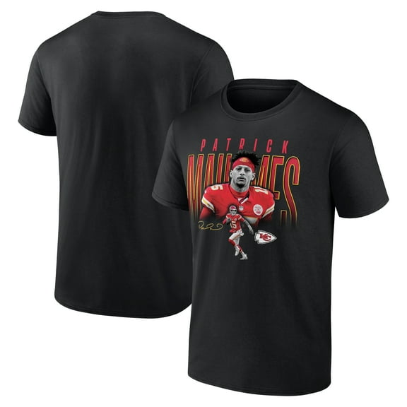 Men's Patrick Mahomes Black Kansas City Chiefs Humble Shadow Player T-Shirt