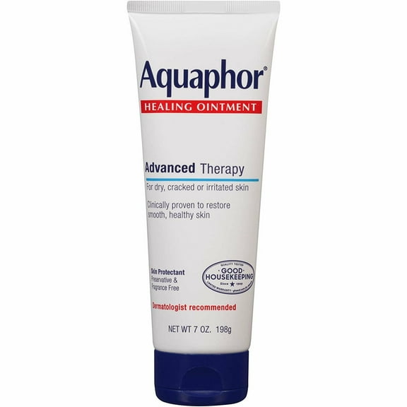 Aquaphor Healing Ointment Advanced Therapy Smooth Protectant, 7oz, 5-Pack