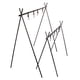 thumbnail image 2 of Monopies Estante colgante plegable para utensilios de cocina para acampar con ganchos, soporte para farol, herramienta para barbacoa al aire libre, colgador de almacenamiento de ropa, organizador de s Romacci  Monopies, 2 of 7