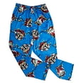 thumbnail image 5 of Star Wars Yoda Grogu Tangled Christmas Lights Blue Lounge Pants, 5 of 7