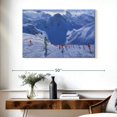 thumbnail image 3 of Elephant Stock Mountain Shadow 2009 Wall Art - Horizontal Canvas Wall Art - Living Room Wall Decor - Sports Canvas - Blue And Gray Decor By Andrew Macara - 39" x 26", 3 of 8
