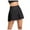 Black, variant on High Waist Pleated Tennis Skirt with Pockets Women's Stretchy Chafe-Resistant Activewear