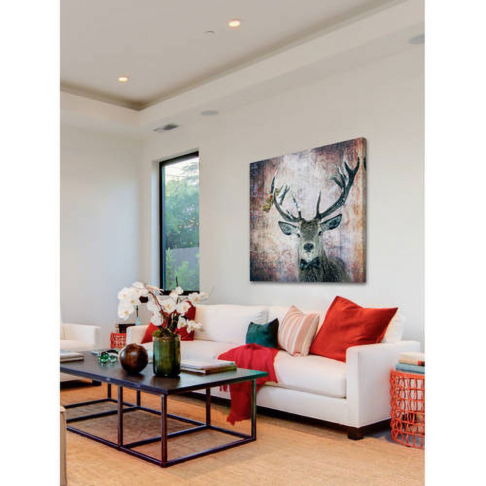 Marmont Hill "Buck Prince" by Morgan Jones Painting Print on Wrapped Canvas