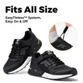thumbnail image 2 of Zapatos sin cordones FitVille extra anchos para diabéticos para hombres, negros, 12, 2 of 7