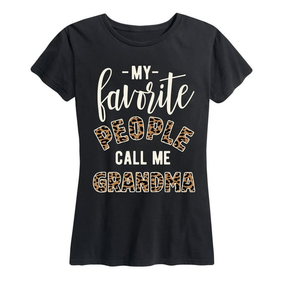 Instant Message - Favorite People Grandma - Women's and Women's Plus SIze Short Sleeve T-Shirt