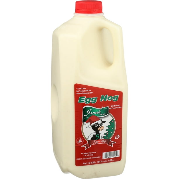Sarah Farms Eggnog, Half Gallon