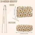 thumbnail image 4 of FORMRS Women Crossbody Purse with Chain Strap Vegan Leather Shoulder Handbag, Beige Sunflower Pattern, 4 of 7
