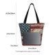 thumbnail image 3 of Fotbe American Flag1 Bolsa de Playa con Estampado, Bolsa de Hombro, Bolsa de Mano Espaciosa, Bolsa de Viaje Ligera, Bolsa de Compras Versátil, 3 of 6