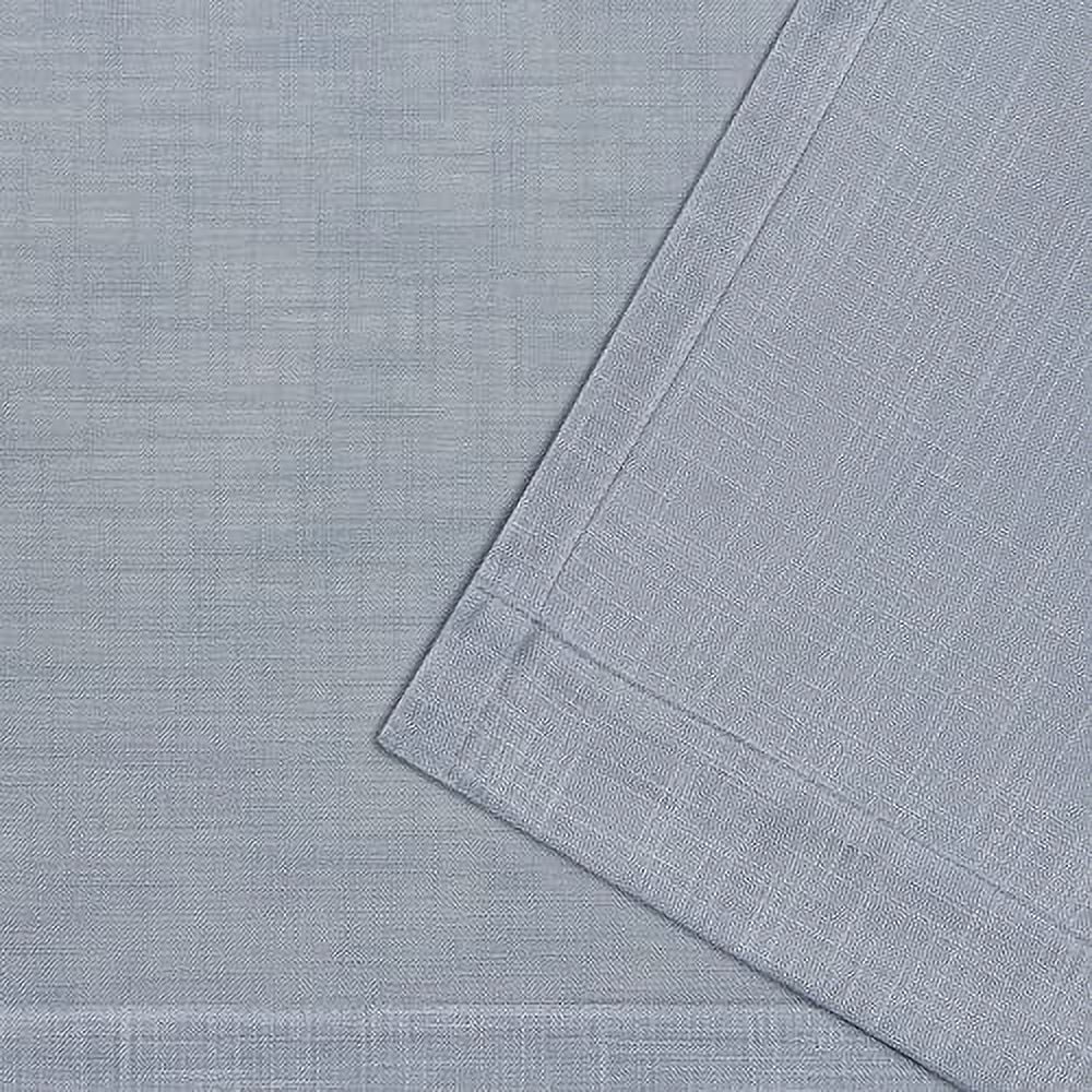 Exclusive Home Bella Sheer Hidden Tab Top Curtain Panel Pair, 54"x108", Melrose Blue