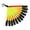 red yellow, variant on harayaa 12 Pieces Reflective Trail Markers PVC Tacks for Running Hunting Outdoor Use red