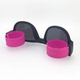 thumbnail image 5 of Folding Sunglasses with Slap Bracelet Arms - PINK ARMS / POLARIZED LENSES, 5 of 7