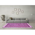 thumbnail image 3 of Ahgly Company Indoor Square Abstract Purple Modern Area Rugs, 8' Square, 3 of 4