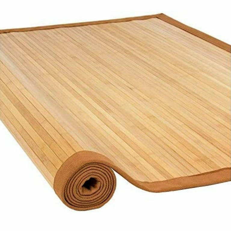 Nisorpa Bamboo Floor Mat, 79 x 29.5 Anti Slip Area Rug, One Piece Count  Indoor Outdoor Carpet for Bathroom, Kitchen, Entryway 