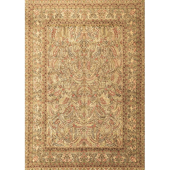 Ahgly Company Indoor Rectangle Persian Brown Traditional Area Rugs, 2' x 5'