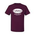 thumbnail image 2 of Wild Bobby, Callahan Auto Parts Sandusky Ohio Retro 90s Funny Tommy Boy, Pop Culture, Men Graphic Tee, Maroon, Small, 2 of 4