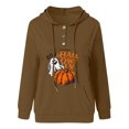 thumbnail image 3 of Gibobby Sudadera con Capucha para Mujer, Sudadera con Capucha de Forro Polar Essentials Sudadera con Capucha para Mujer(Caqui,CH), 3 of 4