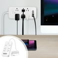 thumbnail image 1 of Soldes Aujourd'hui Liquidation! Multi-Fonctionnel Power Strip Standard US avec 3 Ports USB et 1 Port Type C Protection contre les Surcharges pour Bureau Dortoir et Usage Domestique. Offres du Jour Liquidation!, 1 of 6