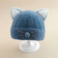 thumbnail image 3 of Visland Infant Toddler Winter Warm Hat Skin-friendly Wear Resistant Cotton cat ears Cap for 1-3 Years Old, 3 of 11