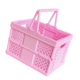thumbnail image 4 of koolsoo Storage Crate Foldable Basket Storage Utility Crate for Home Kitchen Outdoor Pink, 4 of 9