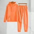 thumbnail image 4 of Gkeoshab Sweaters for Women Tracksuit Sweatsuit Sweatshirt and Sweatpant for Women Men 2 Piece Sets Pullover Sweater Orange XXXL, 4 of 9