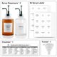 thumbnail image 3 of Botellas dispensadoras de sirope de café HomeFeel, juego de 2, 500 ml, 3 of 7