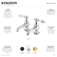 thumbnail image 2 of Kingston Brass CC2L1 Basin Faucet with Metal Lever, Chrome, 2 of 3