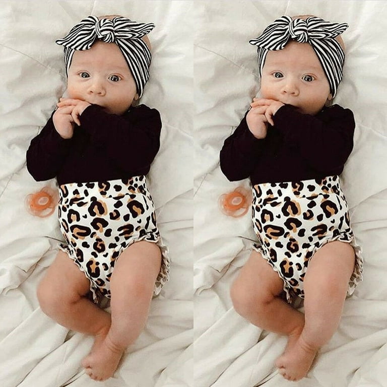Leopard print baby grow next deals