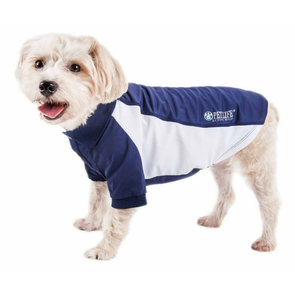 Pet Life ® Active 'Barko Pawlo' Relax-Stretch Quick-Drying Performance Dog Polo T-Shirt