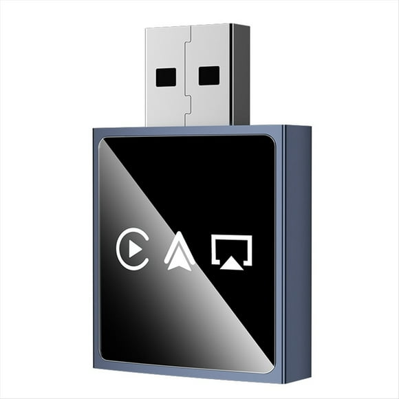 Adaptador Inalámbrico CarPlay : Smart CarPlay, Android Auto, AirPlay, USB, CarPlay con Cable A Conexión Inalámbrica, Conectar y Usar.