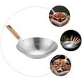 thumbnail image 3 of BESTYASH 1Pack Silver Wok Skillet for Professional Chefs in Restaurants, 3 of 8