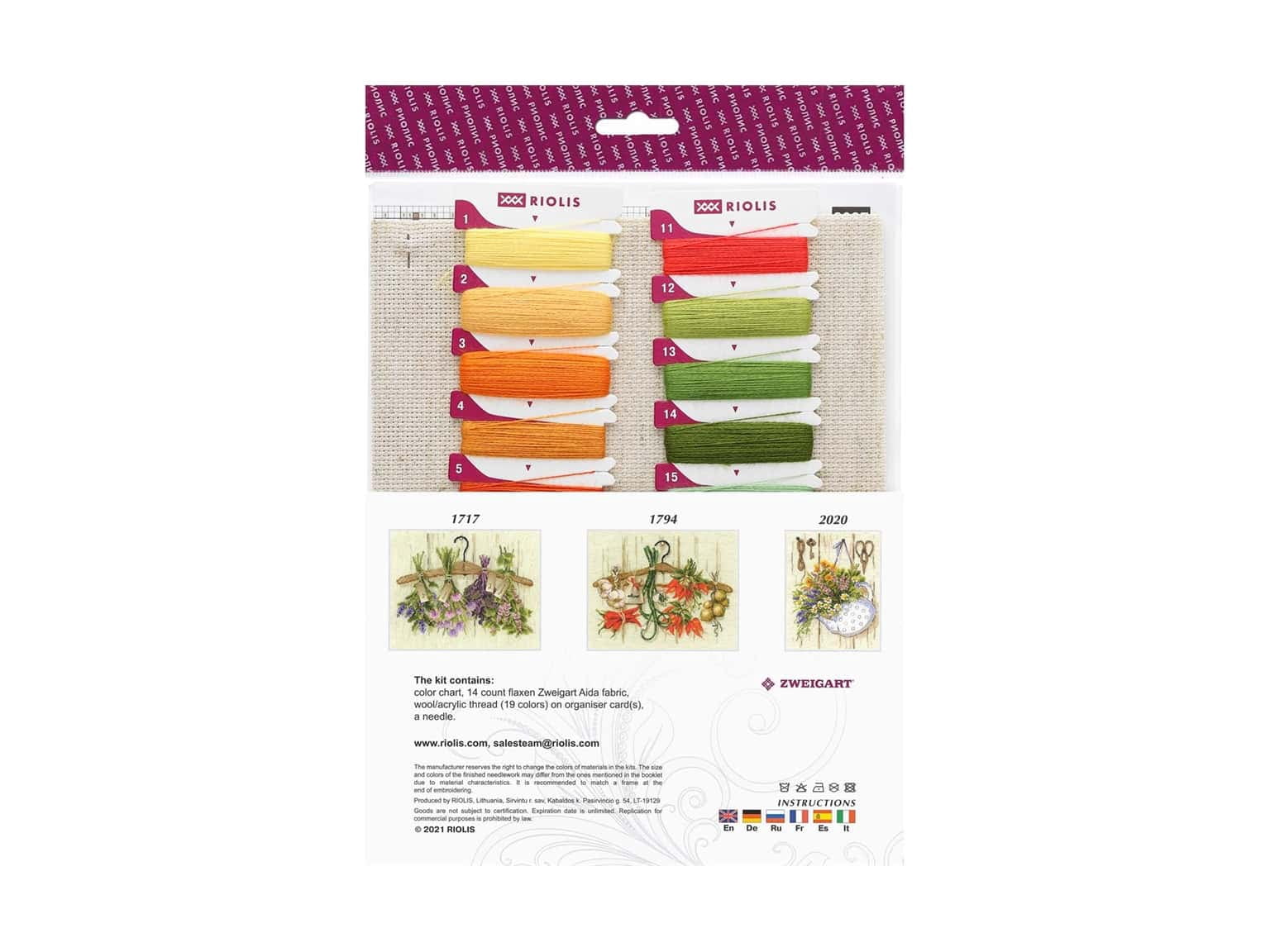 Riolis Cross Stitch Kit Gifts of Autumn