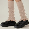 thumbnail image 2 of IWRICH Women's Trends Leg Warmers Cute Leg Warmers 80s Goth Accessories for Party Sports Coffee, 2 of 5