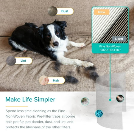Levoit - Pet Care True HEPA Air Purifier - Gray