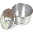 thumbnail image 1 of RUCCI 6268 Ribbed Tin Candle Holder with Cover, 1 of 1