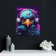 thumbnail image 4 of COMIO Punk Penguin Canvas Wall Art Funny Artwork Anime Painting Penguin Pilot Pictures on Canvas Wall Art for Office Decorations Living Room Bedroom and Kitchen Decor, 4 of 4