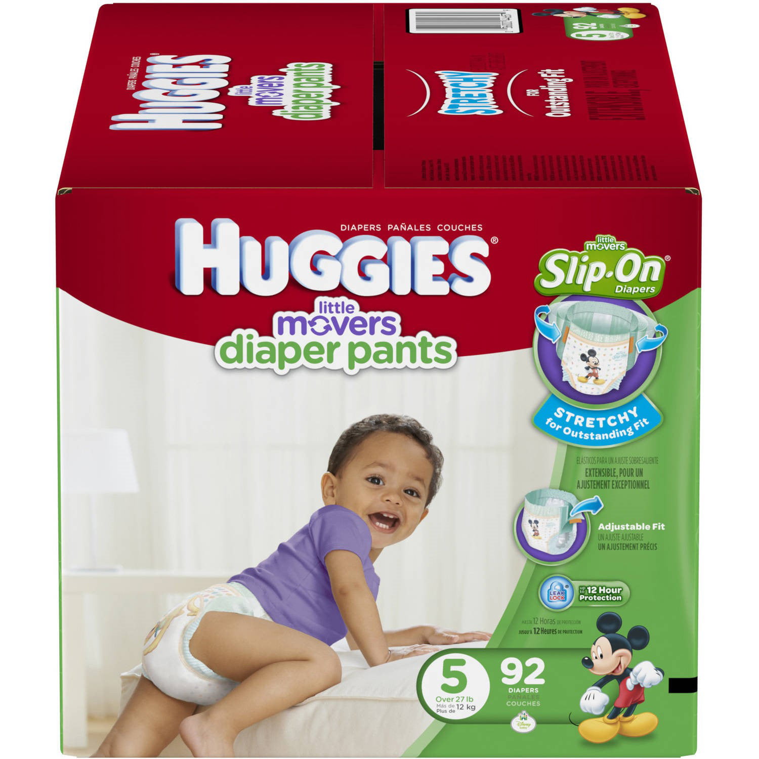 Diaper Pants, Size 5, 92 Diapers 