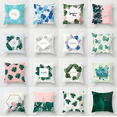 thumbnail image 2 of Botanical letter pillow cover in Nordic style, 45 × 45cm pillowcase, 2 of 3