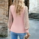 thumbnail image 4 of Suéteres Prolriy para mujer, blusas de lentejuelas brillantes, blusas de manga larga con lentejuelas, blusas elegantes para fiestas, ropa de club, suéteres para mujer, blusas para mujer, rosa XL, 4 of 5