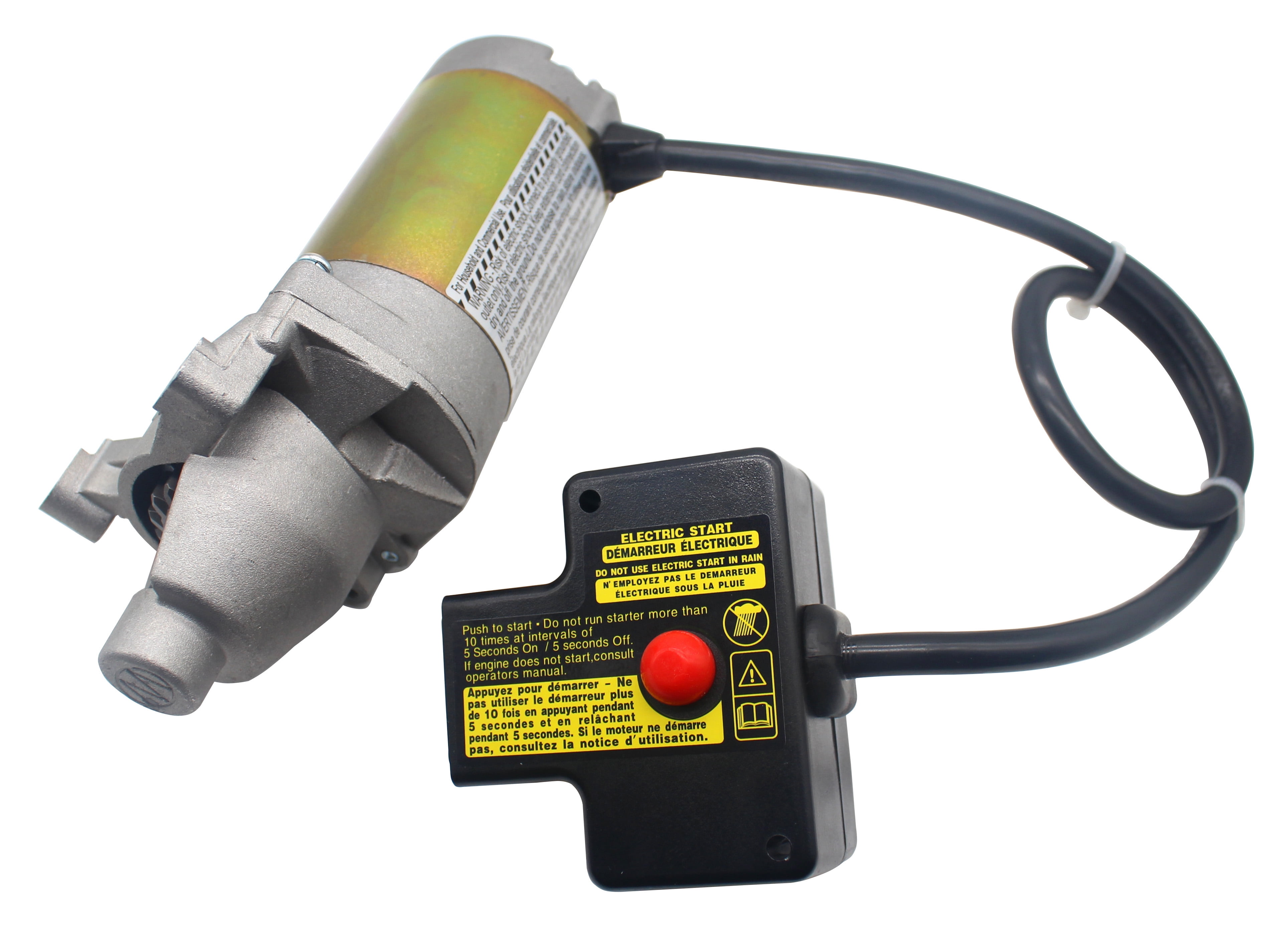 Fullas Electric Starter Motor 17 Teeth JQ170 Compatible with Cub Cadet