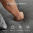 thumbnail image 7 of weetoo Single Sofa Bed Corduroy Chaise Longue Couch Soft Memory Foam for Living Room, 7 of 7