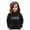 Black, variant on LIUYUNNN Boy Girl Hoodie Long Sleeve Soft Sweatshirt Graphic Hoody Kids Cute Pullovers Top Clothes Girls Hoodies with Ears, Size 5-6 Years