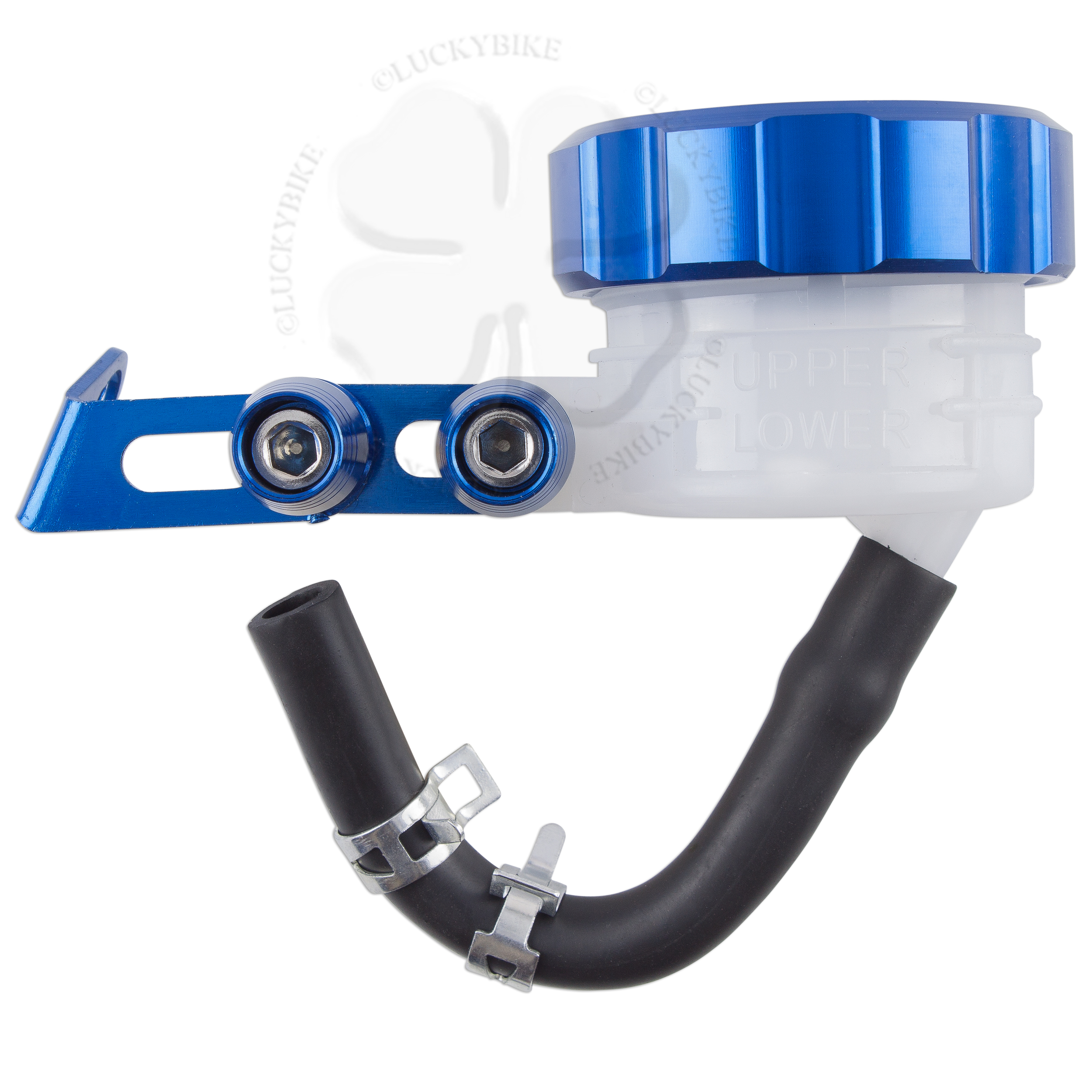 Reservoir Tank 52mm Blue Universal Lid Fluid Brake Clutch Master