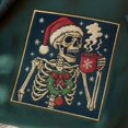 thumbnail image 2 of Dead Inside Skeleton Christmas Embroidered Sweatshirt, Sarcastic Christmas Coffee Shirt, Merry Christmas Shirt, Coffee Lover Christmas Gift, 2 of 5